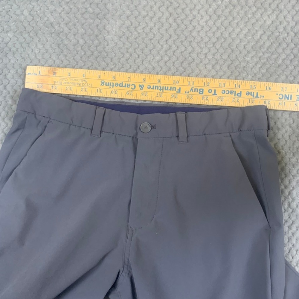 Mizzen+Main‎ Helmsman Slim Chino Pants Mens 32x32 Gray Performance Golf - Picture 5 of 9